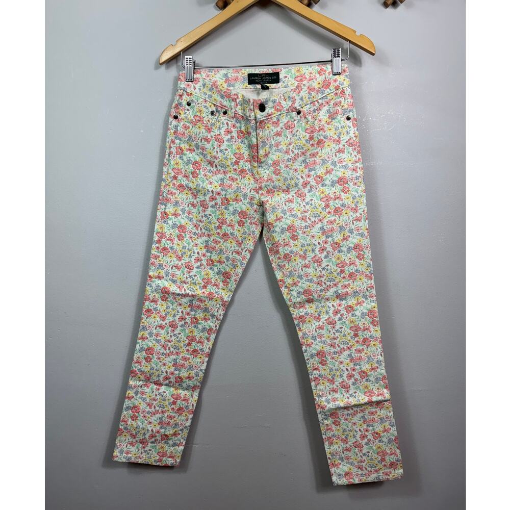 Lauren by Ralph Lauren Floral Jeans Women's Size 4P